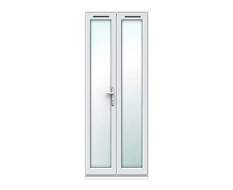 1190mm x 2090mm – White uPVC French Doors